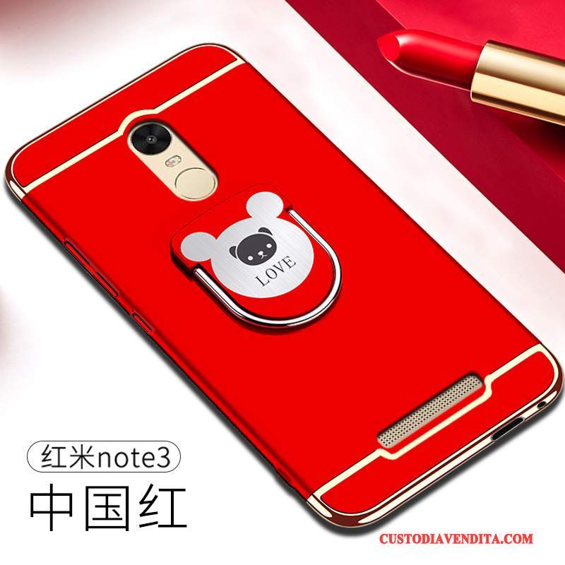 Custodia Mi Note 3 Creativo Piccola Difficile, Cover Mi Note 3 Protezione Rosso Anti-caduta