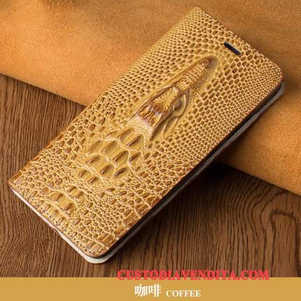 Custodia Mi Note 3 Pelle Telefono Blu Scuro, Cover Mi Note 3 Folio Affari Difficile