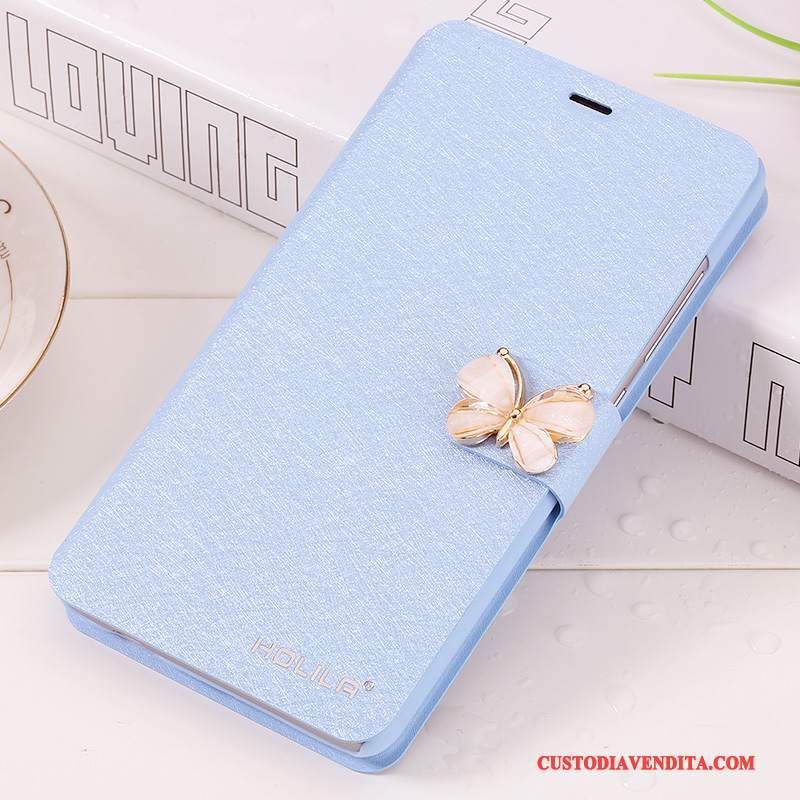 Custodia Mi Note 3 Protezione Piccola Blu, Cover Mi Note 3 Folio Rossotelefono