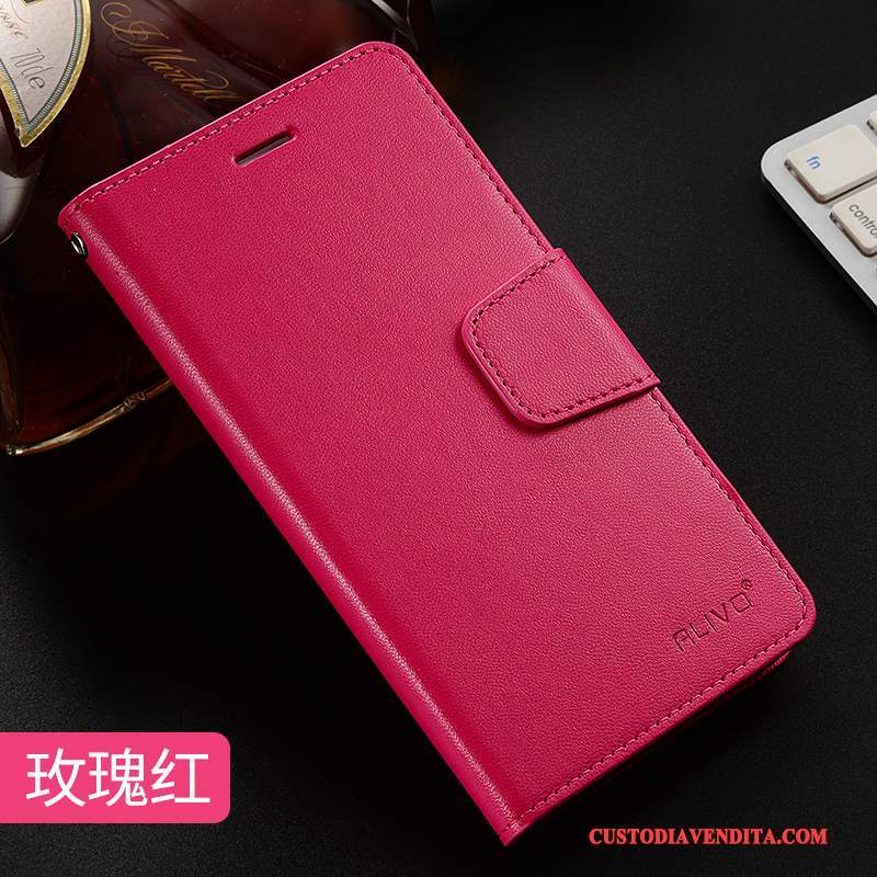 Custodia Mi Note 3 Silicone Telefono Piccola, Cover Mi Note 3 Folio Oro Rosso