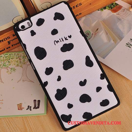 Custodia Mi Note Colore Bianco Piccola, Cover Mi Note Creativo Telaio Maglia