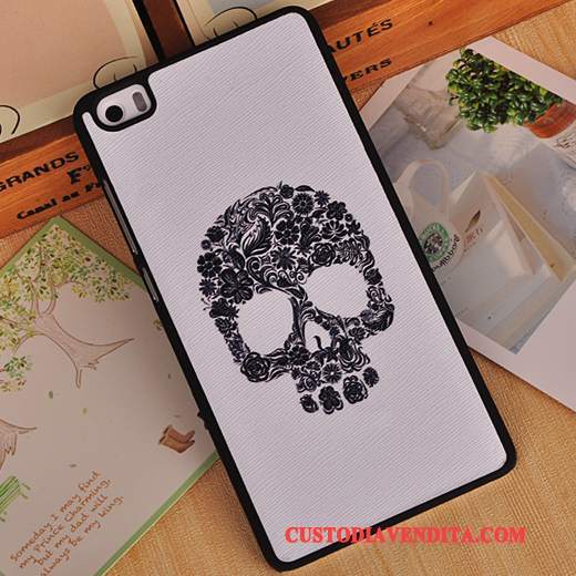 Custodia Mi Note Colore Bianco Piccola, Cover Mi Note Creativo Telaio Maglia