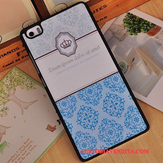 Custodia Mi Note Colore Bianco Piccola, Cover Mi Note Creativo Telaio Maglia