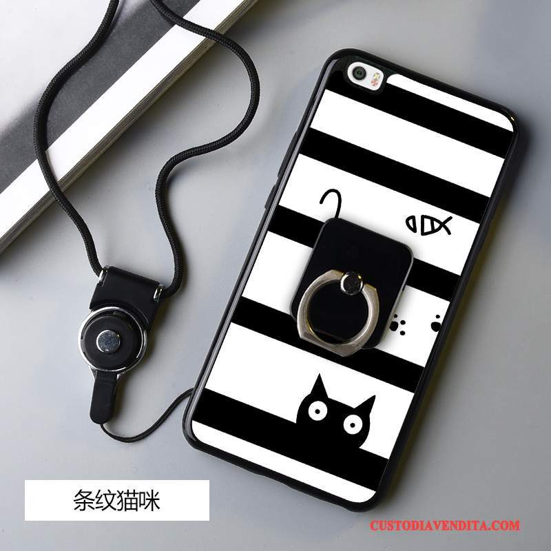 Custodia Mi Note Creativo Nero Piccola, Cover Mi Note Cartone Animato Tendenza Ornamenti Appesi