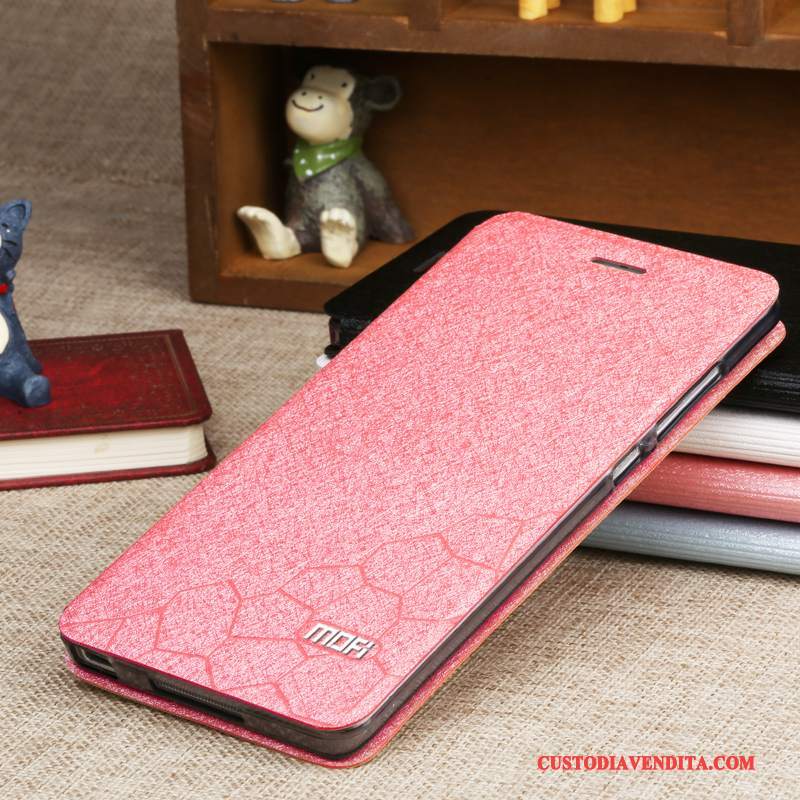 Custodia Mi Note Protezione Piccola Rosa, Cover Mi Note Pelle Telefono