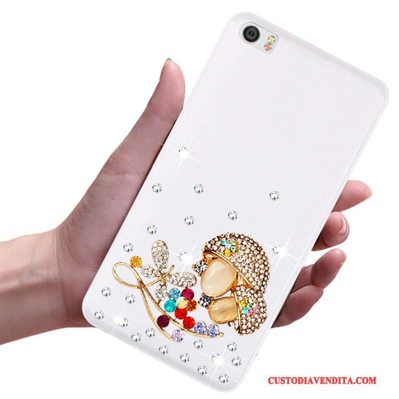 Custodia Mi Note Protezione Telefono Verde, Cover Mi Note Strass Piccola Morbido