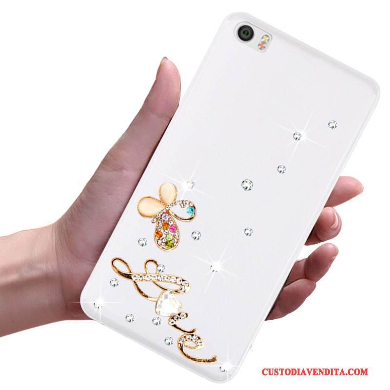 Custodia Mi Note Protezione Telefono Verde, Cover Mi Note Strass Piccola Morbido