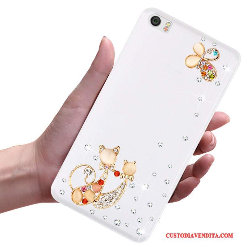 Custodia Mi Note Protezione Telefono Verde, Cover Mi Note Strass Piccola Morbido