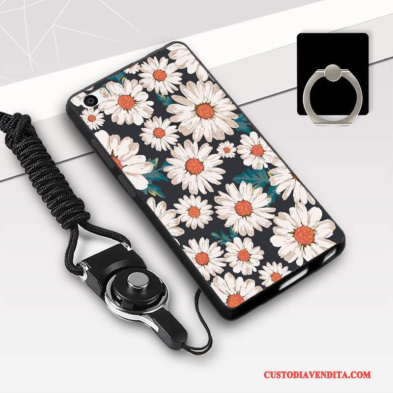 Custodia Mi Note Silicone Ornamenti Appesi Piccola, Cover Mi Note Anti-caduta Rosa