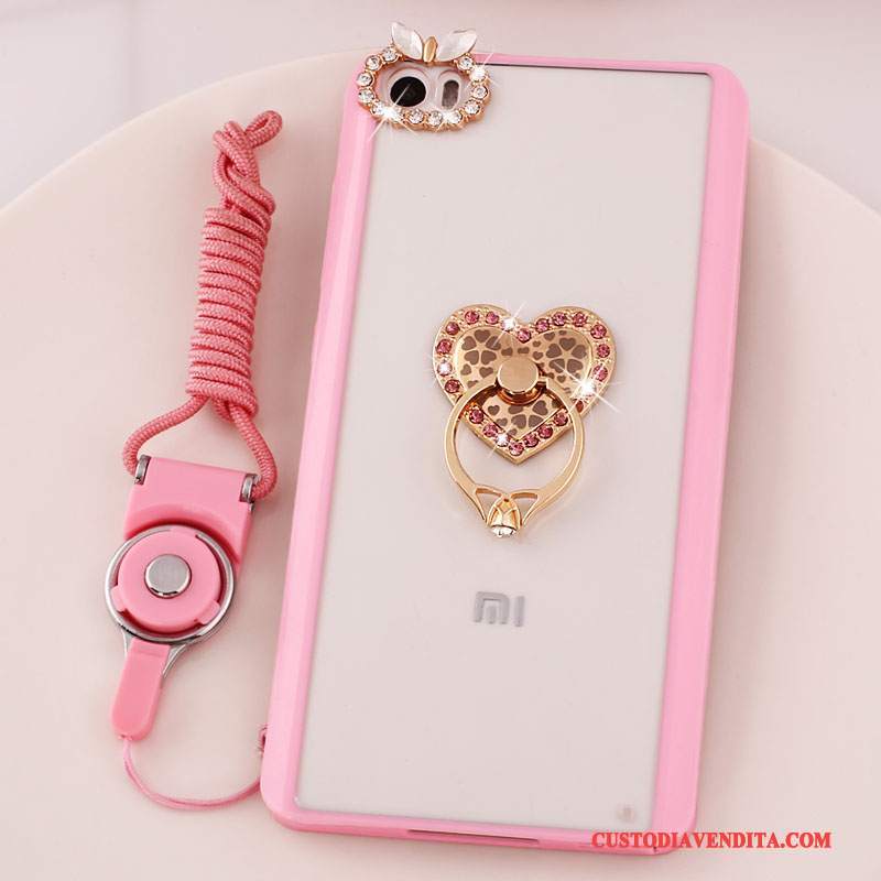 Custodia Mi Note Strass Supporto Rosa, Cover Mi Note Protezione Piccola Ornamenti Appesi