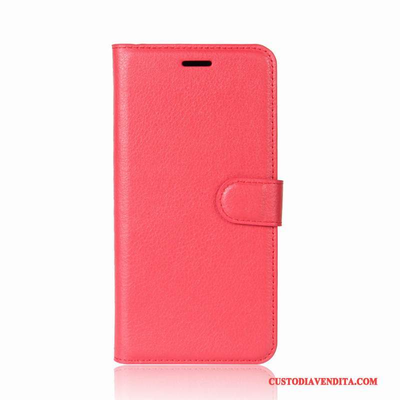 Custodia Moto E4 Pelle Modello Rosa, Cover Moto E4 Portafoglio Litchi Supporto