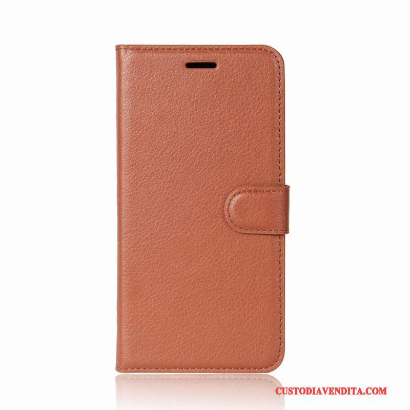 Custodia Moto E4 Plus Pelle Rosso Morbido, Cover Moto E4 Plus Folio Cartatelefono