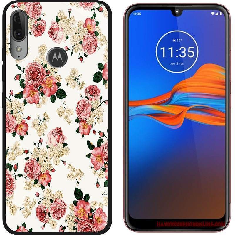 Custodia Moto E6 Plus Cartone Animato Tendenza Vendita Calda, Cover Moto E6 Plus Colore Telefono Macchiati