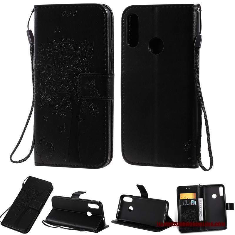 Custodia Moto E6 Plus Folio Orotelefono, Cover Moto E6 Plus Pelle Tutto Incluso Anti-caduta