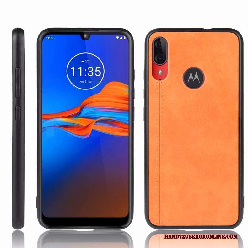 Custodia Moto E6 Plus Protezione Anti-caduta Blu, Cover Moto E6 Plus Semplicitelefono