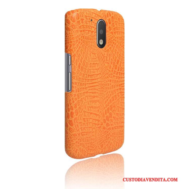 Custodia Moto G4 Play Pelle Coperchio Posteriore Rosso, Cover Moto G4 Play Protezione Telaio Difficile