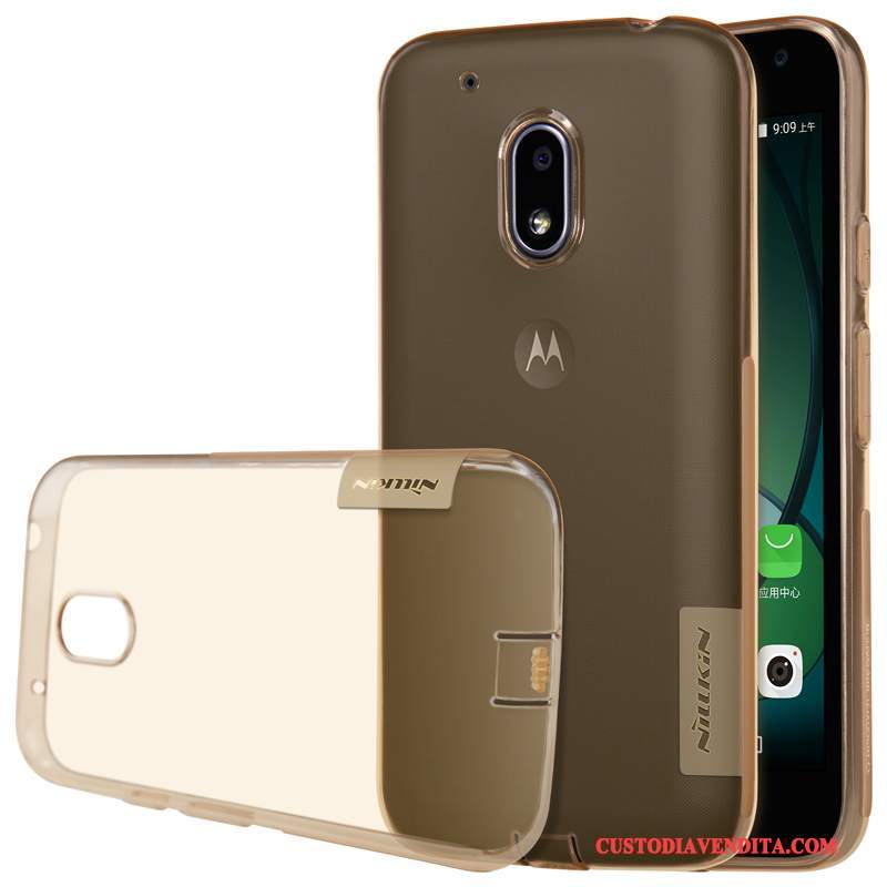 Custodia Moto G4 Play Protezione Anti-caduta Oro, Cover Moto G4 Play Telefono Argento