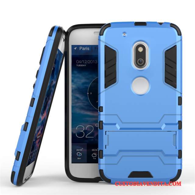 Custodia Moto G4 Play Protezione Oro Supporto, Cover Moto G4 Play Doppia Gonnatelefono