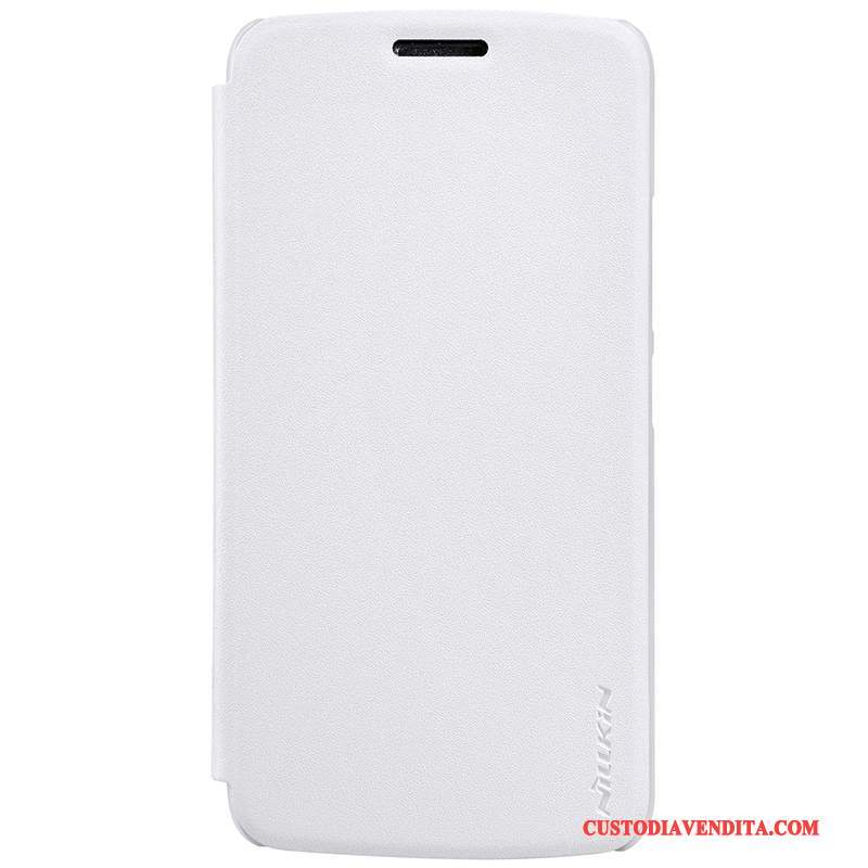 Custodia Moto G5 Pelle Antiscivolo Sottili, Cover Moto G5 Folio Telefono Bianco