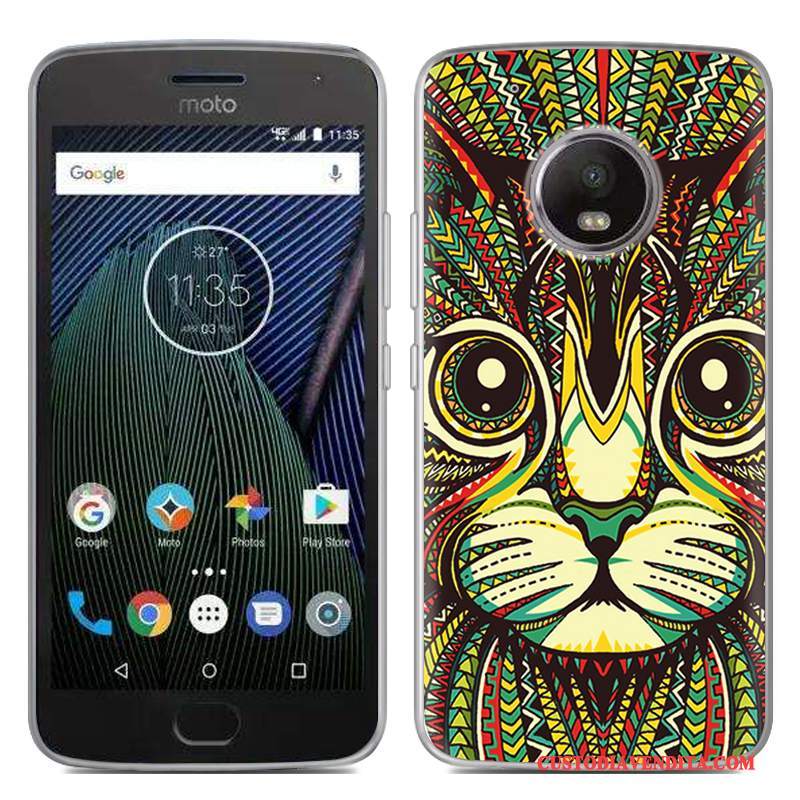 Custodia Moto G5 Plus Creativo Offerta Speciale Morbido, Cover Moto G5 Plus Silicone Rossotelefono