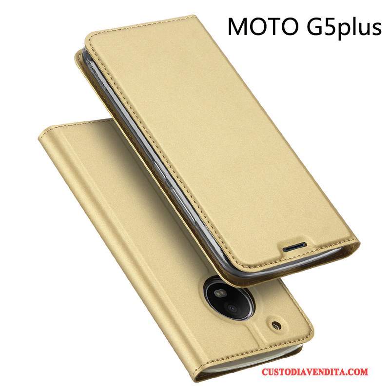 Custodia Moto G5 Plus Pelle Leggere Tutto Incluso, Cover Moto G5 Plus Protezione Affari Rosa