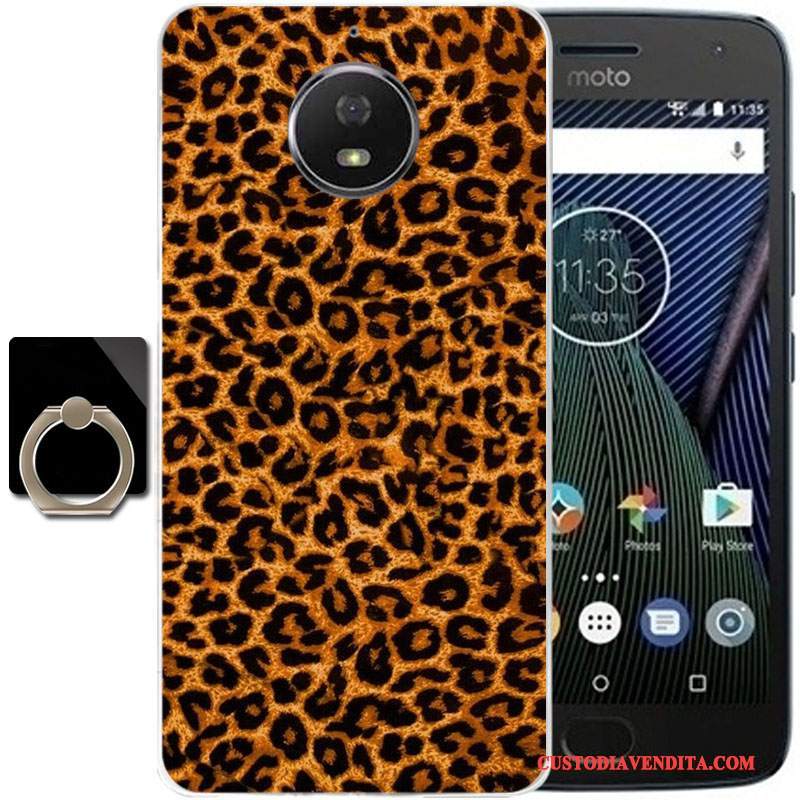 Custodia Moto G5 Plus Protezione Anti-caduta Tutto Incluso, Cover Moto G5 Plus Cartone Animato Telefono Morbido