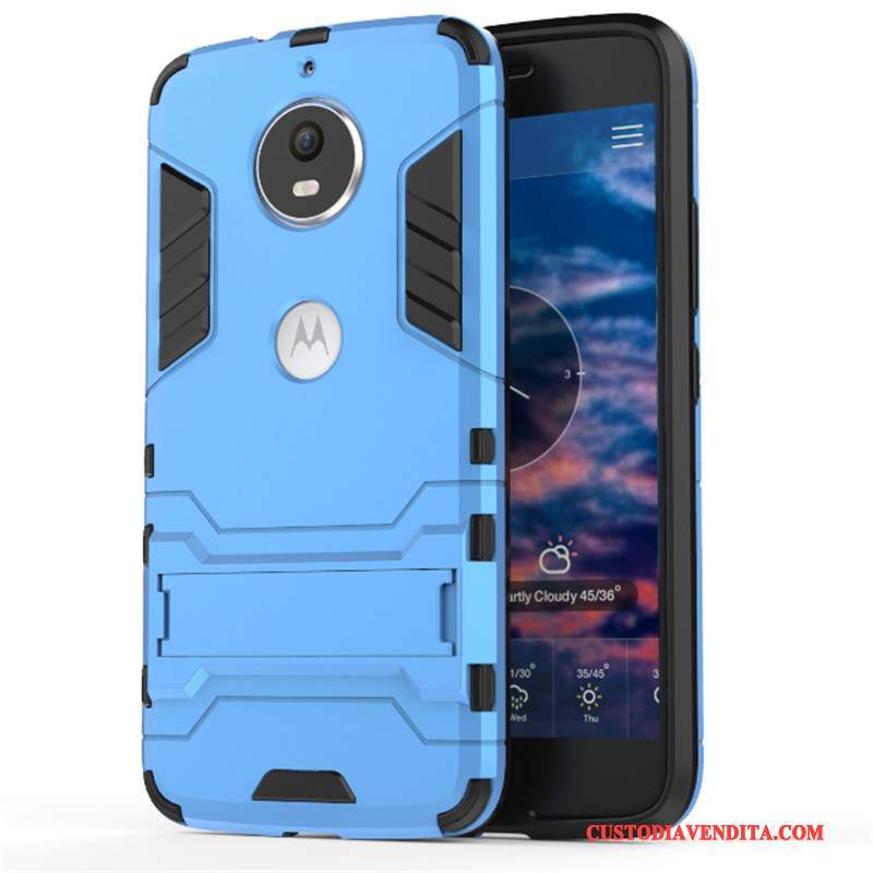 Custodia Moto G5 Plus Protezione Armatura Blu Chiaro, Cover Moto G5 Plus Tutto Inclusotelefono