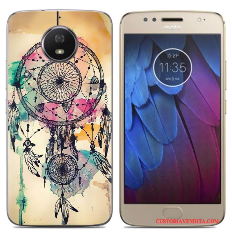 Custodia Moto G5s Creativo Hemmingtelefono, Cover Moto G5s Protezione Anti-caduta Morbido