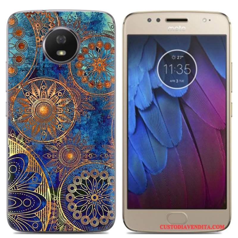 Custodia Moto G5s Creativo Hemmingtelefono, Cover Moto G5s Protezione Anti-caduta Morbido