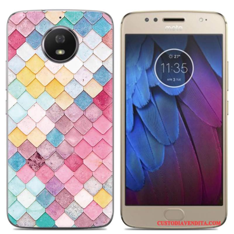 Custodia Moto G5s Creativo Hemmingtelefono, Cover Moto G5s Protezione Anti-caduta Morbido