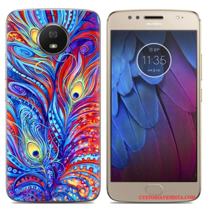 Custodia Moto G5s Creativo Hemmingtelefono, Cover Moto G5s Protezione Anti-caduta Morbido