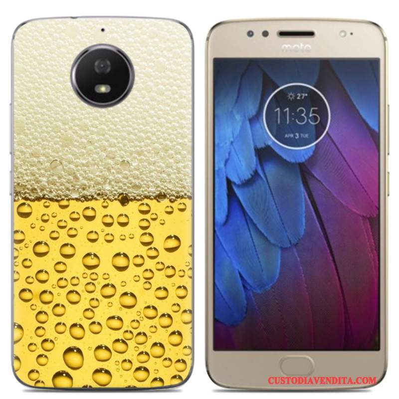 Custodia Moto G5s Creativo Hemmingtelefono, Cover Moto G5s Protezione Anti-caduta Morbido