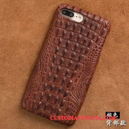 Custodia Moto G5s Plus Pelle Naturale Difficile, Cover Moto G5s Plus Protezione Coperchio Posteriore Modello Coccodrillo