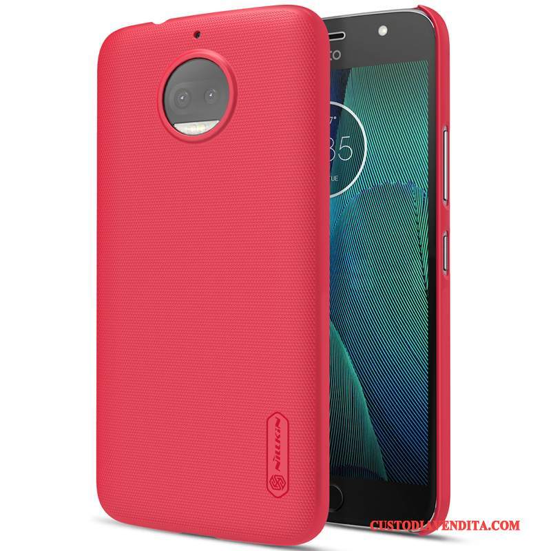 Custodia Moto G5s Plus Protezione Macchiati Rosso, Cover Moto G5s Plus Oro Anti-caduta