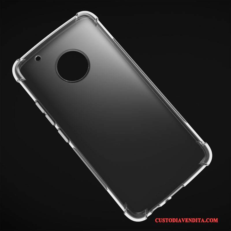 Custodia Moto G5s Plus Protezione Morbido Antiscivolo, Cover Moto G5s Plus Borse Nero