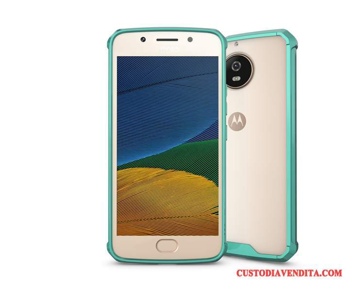 Custodia Moto G5s Plus Protezione Tutto Incluso Armatura, Cover Moto G5s Plus Zero Trasparente