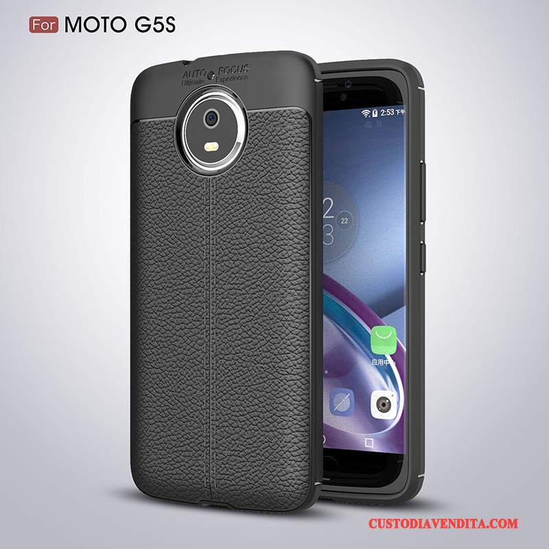 Custodia Moto G5s Silicone Tutto Incluso Anti-caduta, Cover Moto G5s Protezione Morbidotelefono