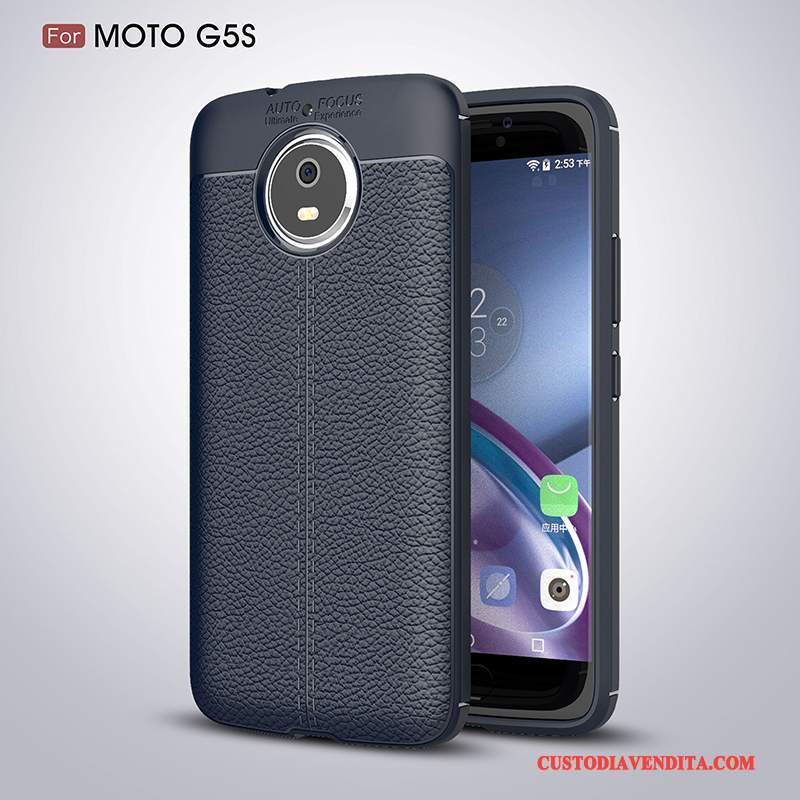 Custodia Moto G5s Silicone Tutto Incluso Anti-caduta, Cover Moto G5s Protezione Morbidotelefono