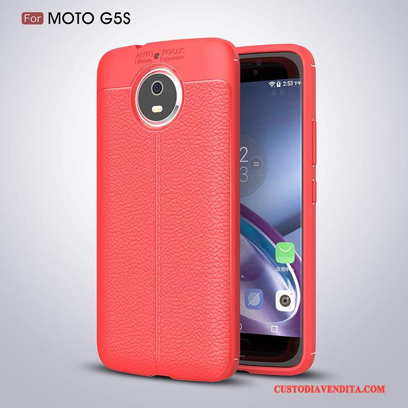 Custodia Moto G5s Silicone Tutto Incluso Anti-caduta, Cover Moto G5s Protezione Morbidotelefono