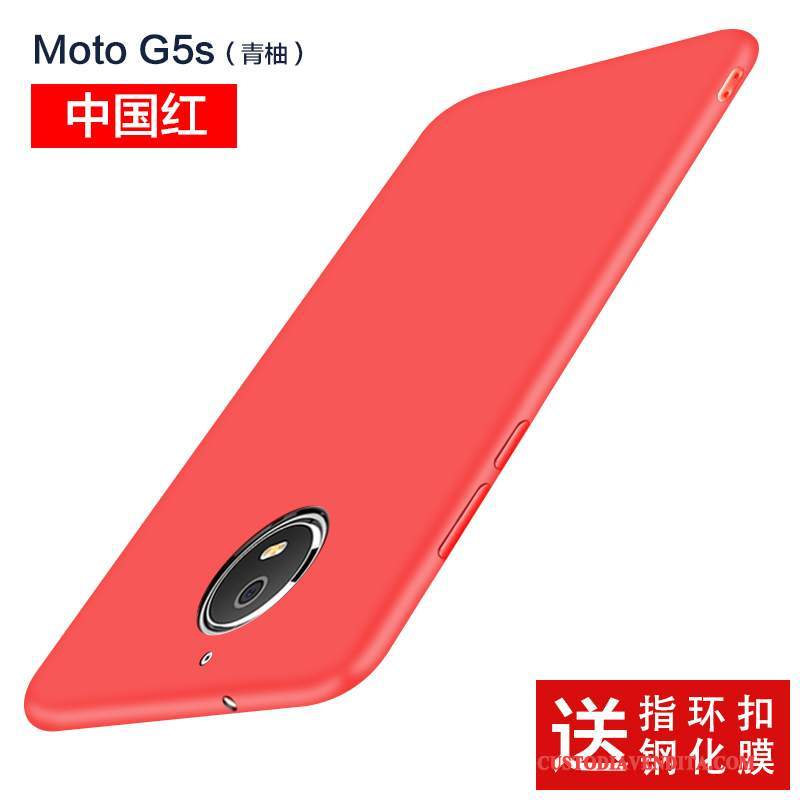 Custodia Moto G5s Silicone Verde Sottile, Cover Moto G5s Protezione Telefono Nero