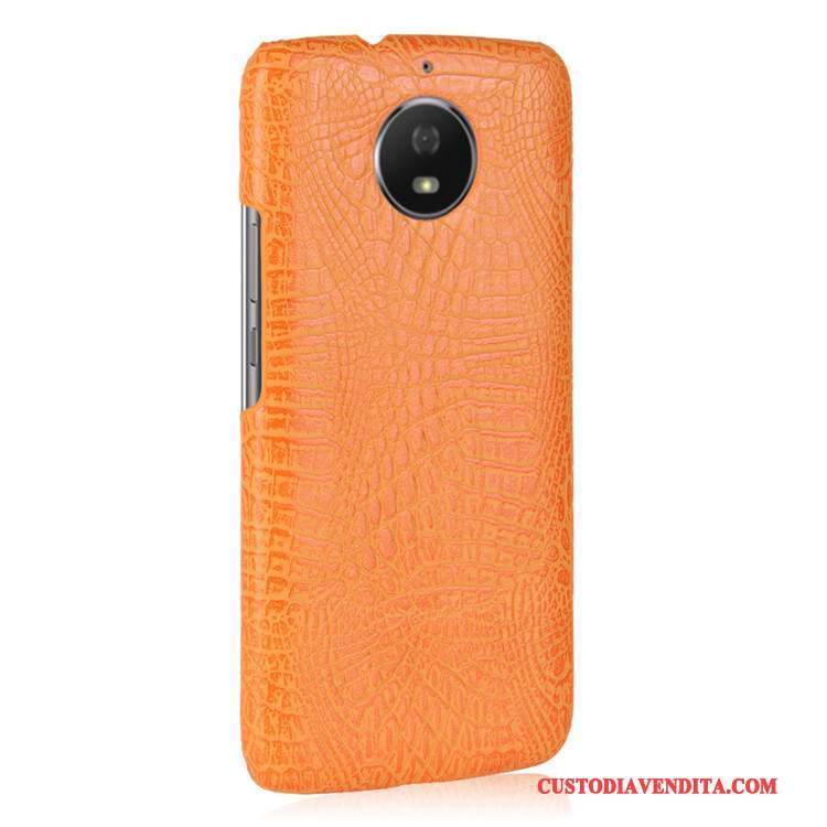 Custodia Moto G5s Vintage Telefono Difficile, Cover Moto G5s Protezione Modello Coccodrillo Rosso