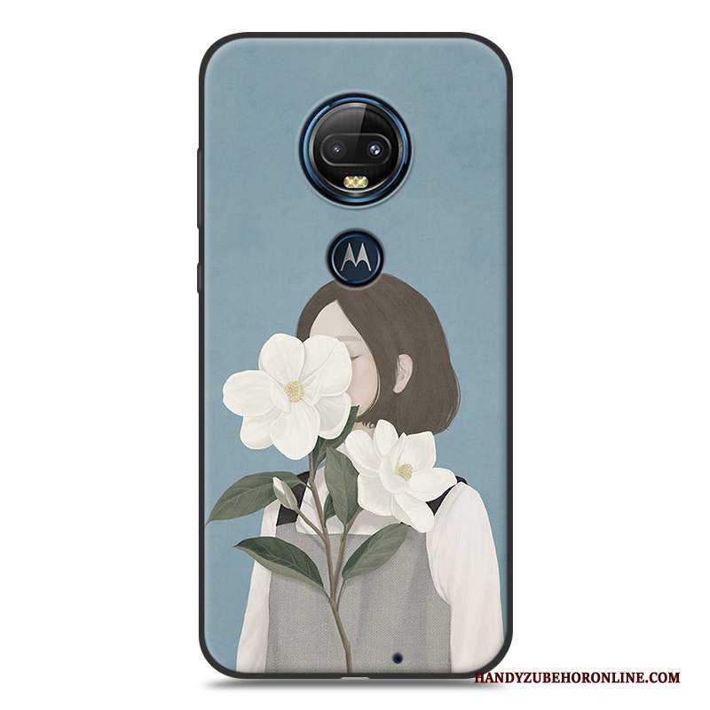 Custodia Moto G7 Creativo Di Personalità Vento, Cover Moto G7 Protezione Morbidotelefono