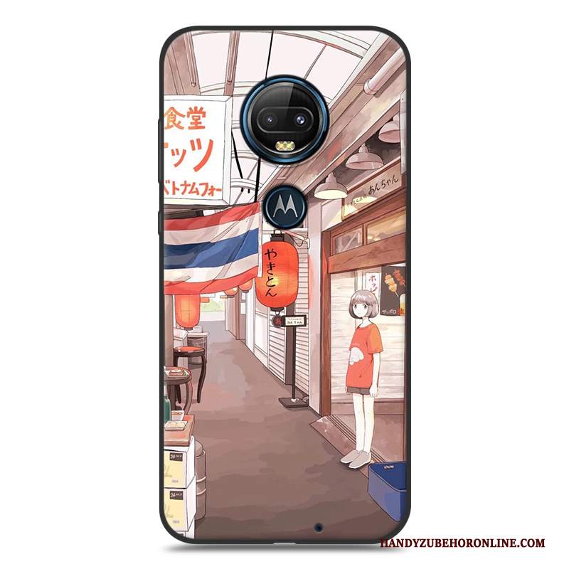 Custodia Moto G7 Creativo Di Personalità Vento, Cover Moto G7 Protezione Morbidotelefono