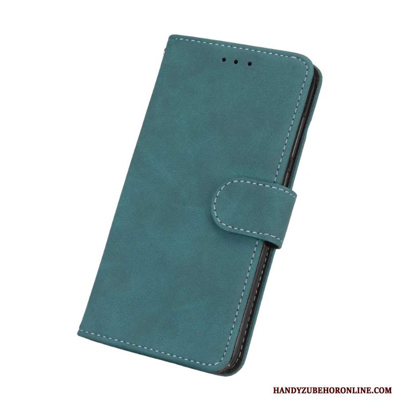 Custodia Moto G7 Play Folio Cartatelefono, Cover Moto G7 Play Pelle Europa Verde