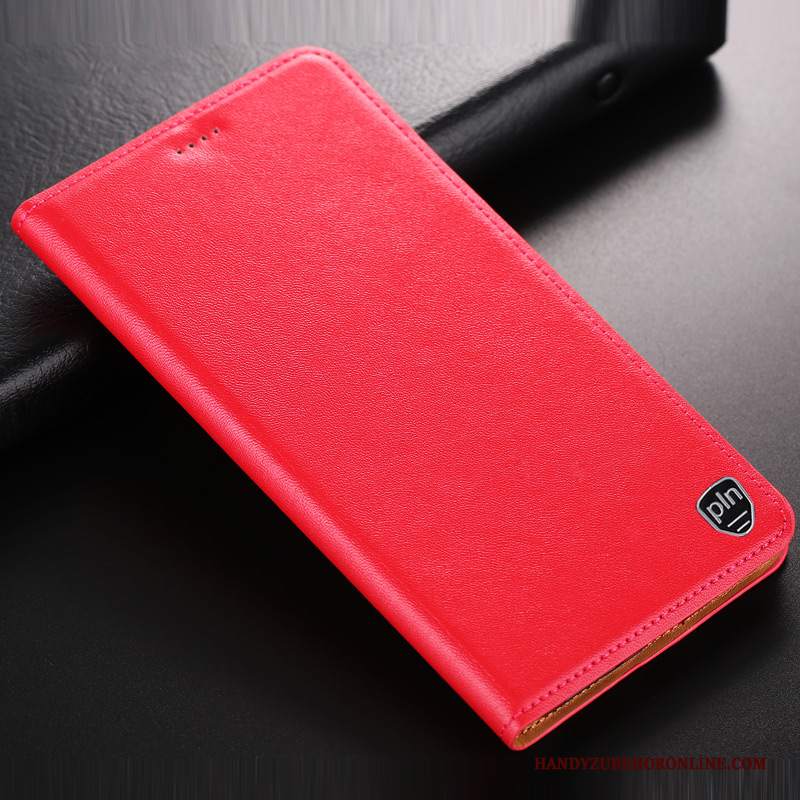 Custodia Moto G7 Play Pelle Anti-caduta Tutto Incluso, Cover Moto G7 Play Protezione Modello Rosso