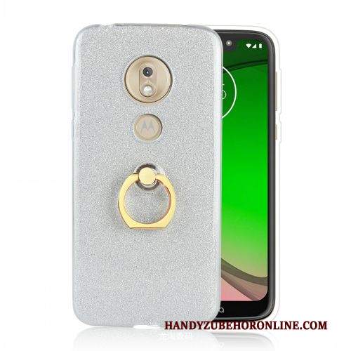 Custodia Moto G7 Play Protezione Europa Supporto, Cover Moto G7 Play Rosa Anti-caduta