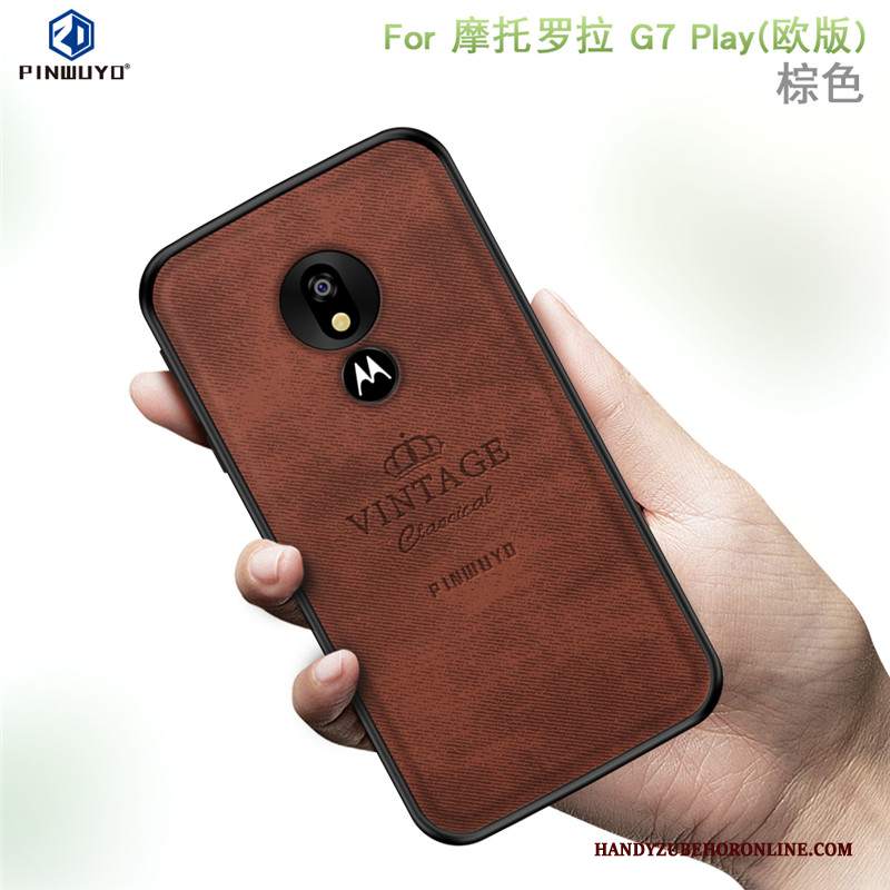 Custodia Moto G7 Play Protezione Pellicola Protettiva Panno, Cover Moto G7 Play Tutto Inclusotelefono