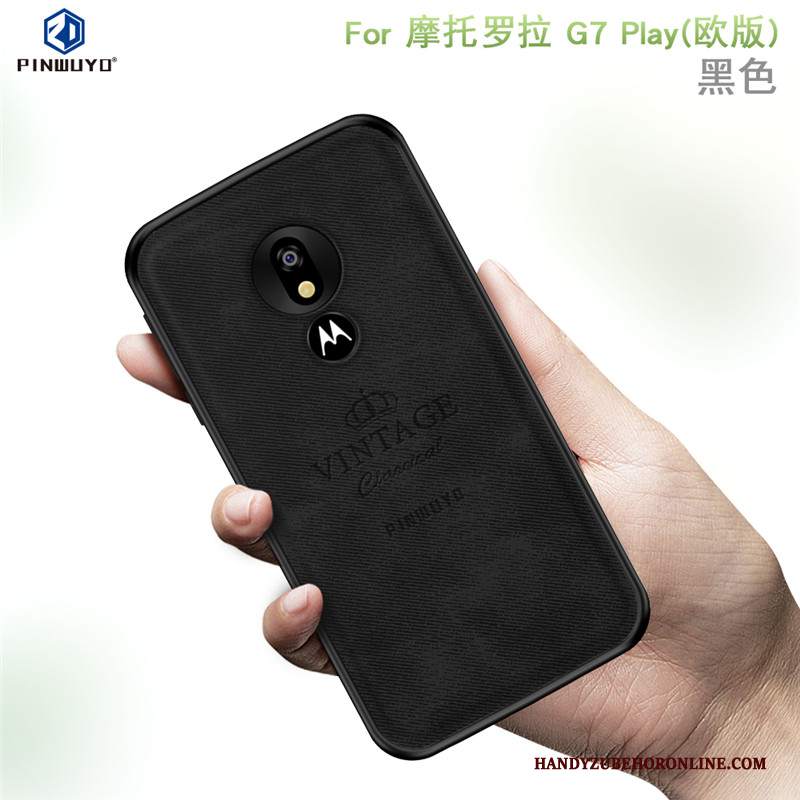 Custodia Moto G7 Play Protezione Pellicola Protettiva Panno, Cover Moto G7 Play Tutto Inclusotelefono