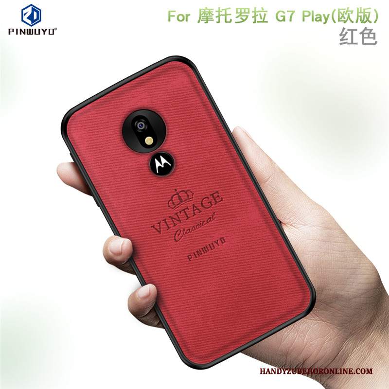 Custodia Moto G7 Play Protezione Pellicola Protettiva Panno, Cover Moto G7 Play Tutto Inclusotelefono