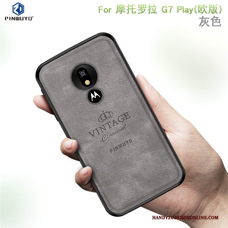 Custodia Moto G7 Play Protezione Pellicola Protettiva Panno, Cover Moto G7 Play Tutto Inclusotelefono